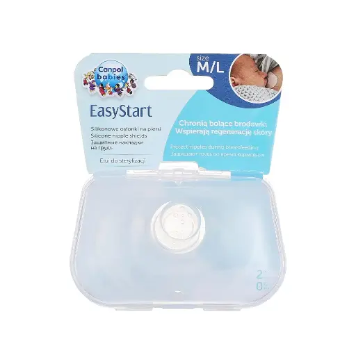 [334] Canpol babies Silicone Nipple Shields M/L EasyStart 2 pcs 18/603