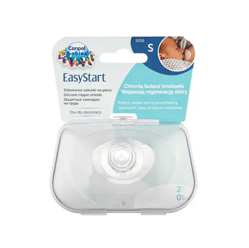[10132] Canpol babies Silicone Nipple Shields S EasyStart 2pcs 18/602