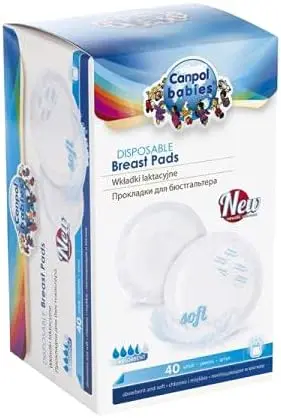 [1590] canpol babies Disposable breast pads with anti-slip tape 40pcs 1/651