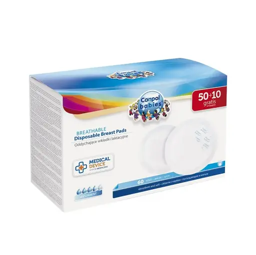 [10934] Canpol Babies Breast Pads 60 Pieces 1/652