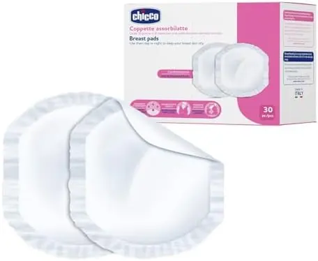 [5466] CHICCO Antibacterial Breast Pads 30 Pcs 5843