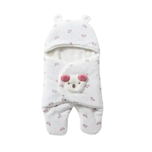 [20382] Padded Velvet Two-Leg Baby Carrier with Elastic Band