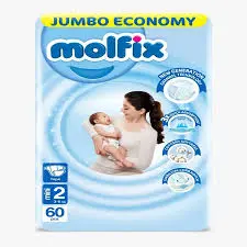 [3425] molfix size 2 jumbo 60pcs