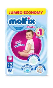 [3427] Molfix Size 3 Jumbo Pants