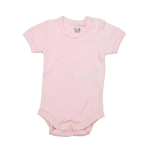 [11252] Bodysuit Light blue Short-sleeve 311035