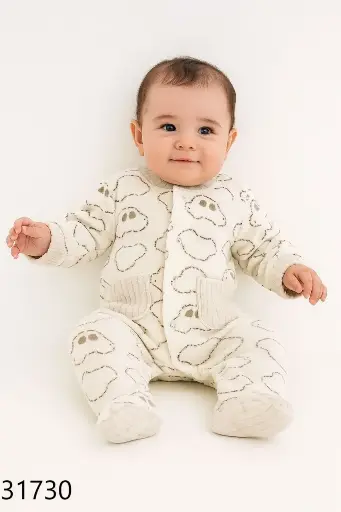[5719] Printed Newborn Romper – 31730