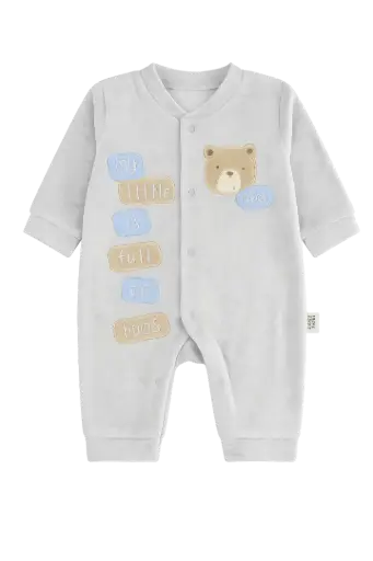 [5766] Baby Yammy jumpsuit cotton sh  002