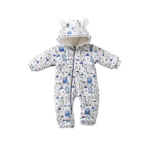 [5792] Full moon Padded Salopette 15928 