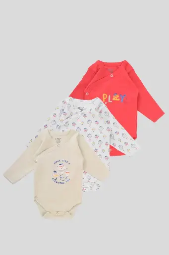 [5803]  junior sleeve kimono pack of 3 6305