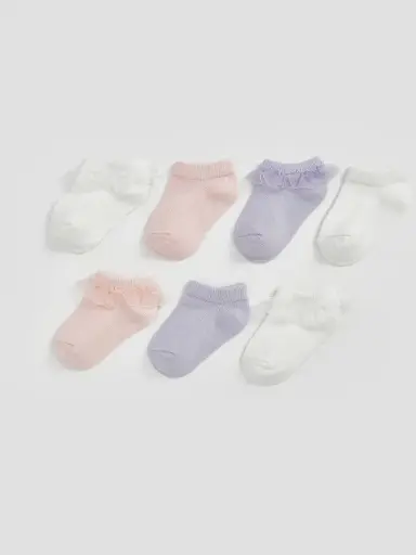 [20547] Lace Socks - 2 Pairs on Card