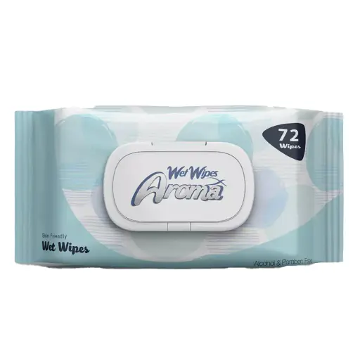 [20596] aroma wet wips 72pcs 828+811
