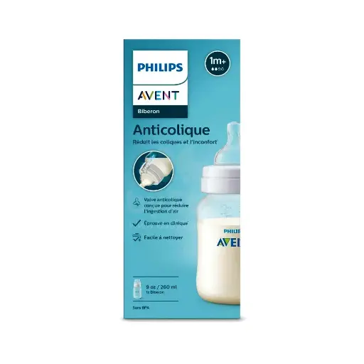 [6037] Philips Avent Anti colic Bottle 1M+ 260ml 1Pack 103/01