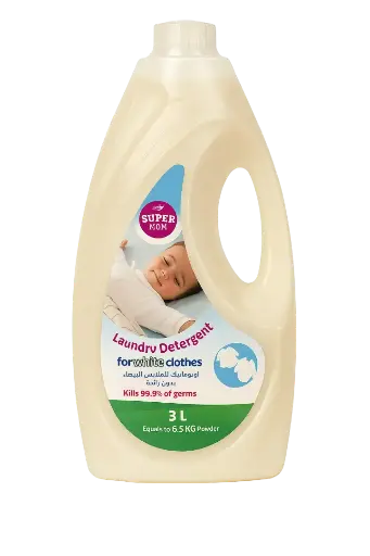 [11407] Super Mom Laundry Detergent White Clothes 3 Liters