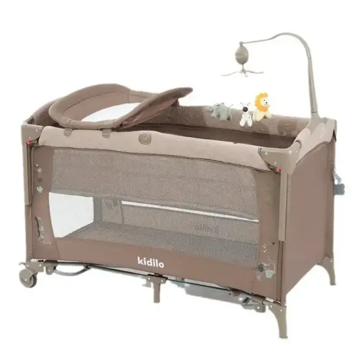 [6054] Kidilo Bed UP650E travel cot bed 