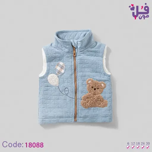 [6059] جاكيت فيست مبطن فرو 18088