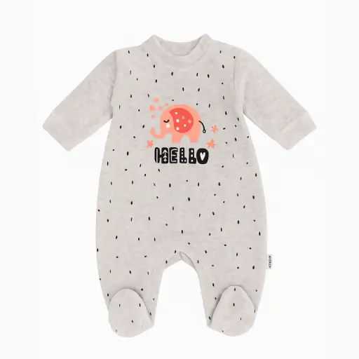 [6137] Velvet Romper 0267