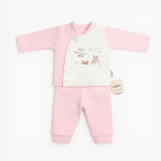 [6139] Jacquard Fleece Pajamas 0291