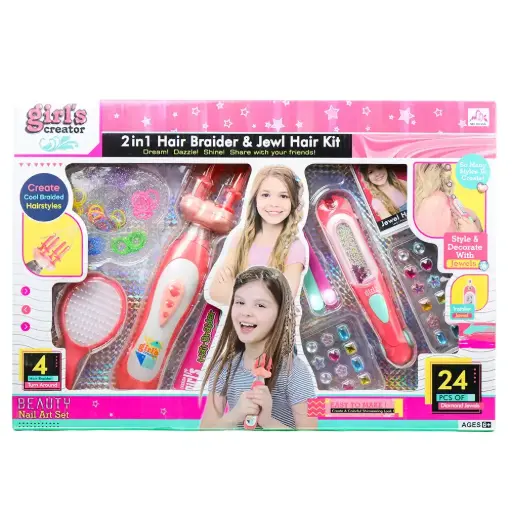 [10415] 2in1 Hair Braider & Jewl Hair