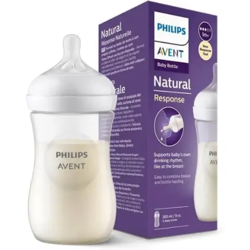 [2345] Philips Avent Natural Response Bottle 1M+ 260ml 1Pack 903/01 