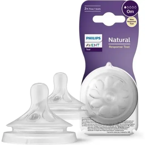 [2354] Philips Avent Natural Response Nipple 0M 2Pack 961/02