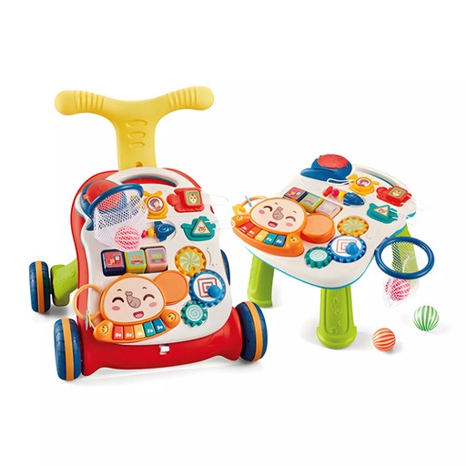 [3755]  Baby Walker and toys table 2in1 A34-473 N6038