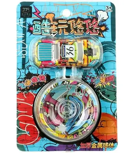 [3674] A34-561 779-057 Metal Yoyo with Car for Kids 6976243730360