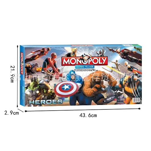 [11501] MONOPOLY GLOBAL VILLAGE HEROES A34-694 