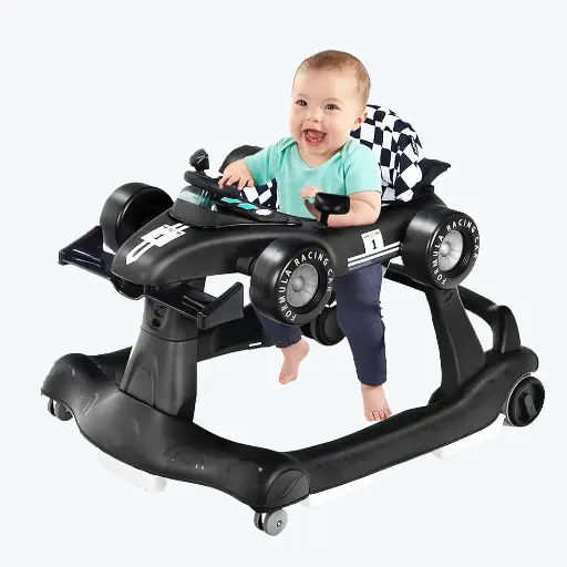 [4100] Umbrella Baby walker car shape