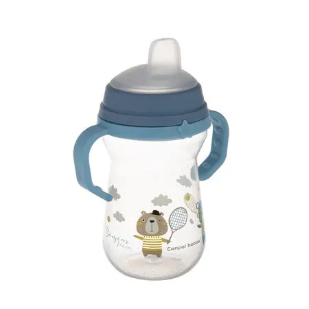 [1824] Canpol babies Cup with Silicone Spout FirstCup 250ml BONJOUR PARIS 56/613