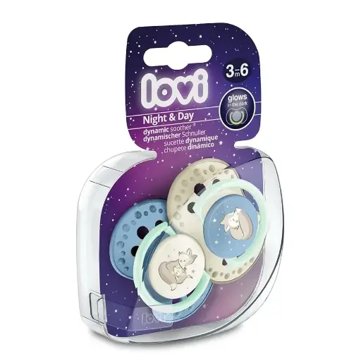 [10441] LOVI Silicone Dynamic Soother 3-6m 2pcs 22/914 