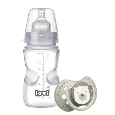 [1891] Lovi Sucking Reflex Set Buddy Bear 250 ml +3 0205EXP