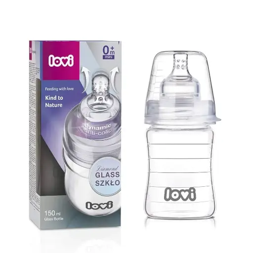 [10465] Lovi bottel 150 ml diamond glass 74/100