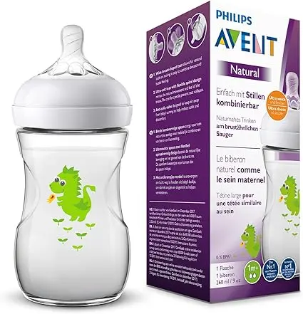 [2358] Philips Avent Natural Bottle 260ml Dragon 1M+ 070/24