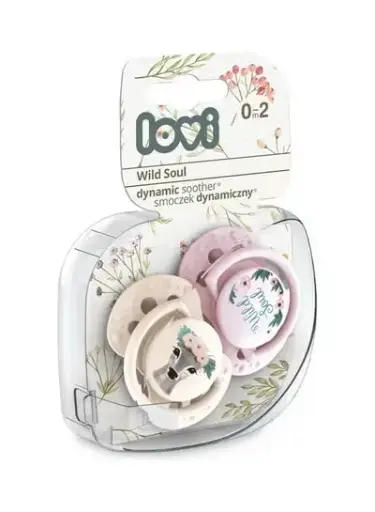 [2001] Notch Wild Soul girl 0-2 months 2 pcs dynamic pacifier 22/881 