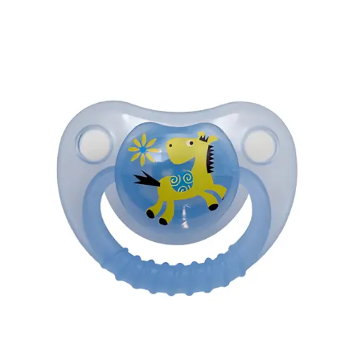 [442] SAFARI Silicone cherry soother with cap - 6m+ S101