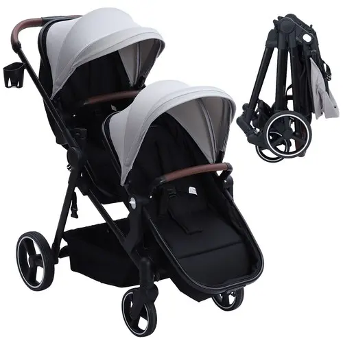 [4091] Umbrella snickers twins Stroller 