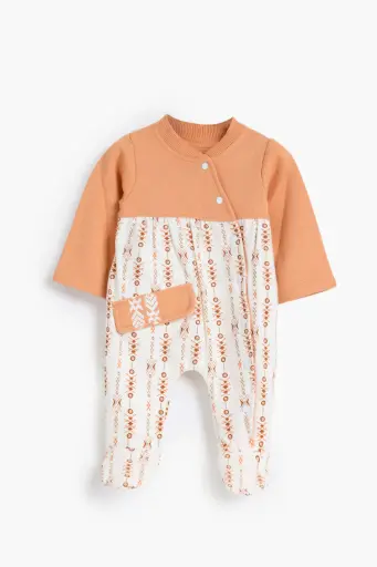 [4473] Junior Round Printed Jumpsuit 1710