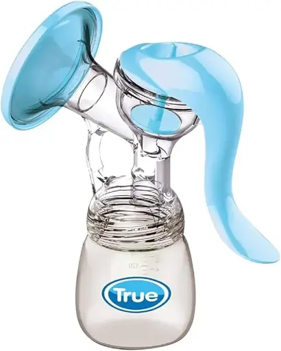 [3878] True Gold Manual breast pump 2 modes stimulation & expression-easy handle grip 1031 