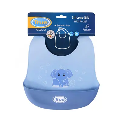 [417] مريلة سيليكون ترو جولد لونين مع حافظة 4118