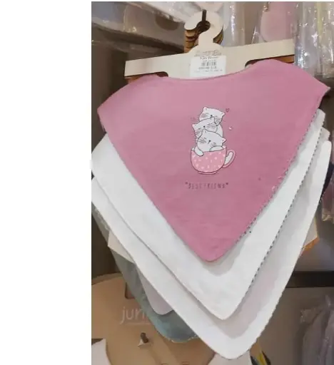 [4162] piece wood bib 3pcs