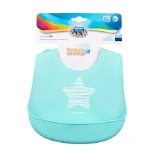 [1845] Canpol babies Silicone Bib with Pocket PASTEL 74/024