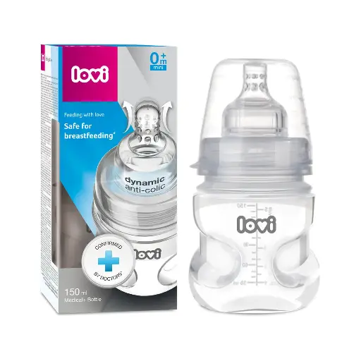 [11137] LOVI medical bottle 150ml with teat 0m+ 21/564