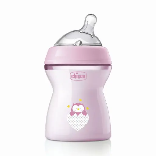 [895] CHICCO FEEDING BOTTLE NF PP 2M+ 250ML GIRL 3633