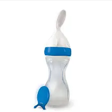 [4070] CHICCO Silicone bottle with spoon