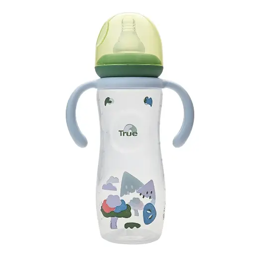 [4497] True Gold Standard bottle with handles 150ml with silicon teat 0m+ 4815