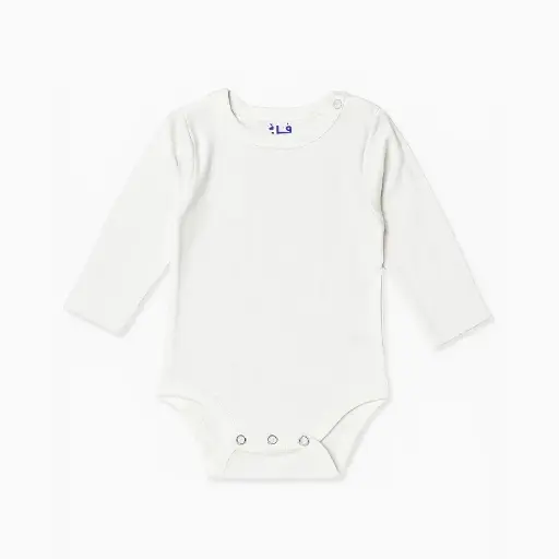 [11231] bodysuit Long-sleeve white 611036