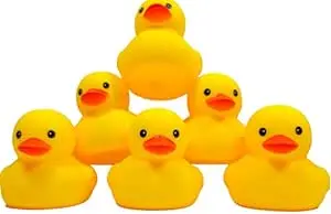 [4406] baby bath ducks 6pcs