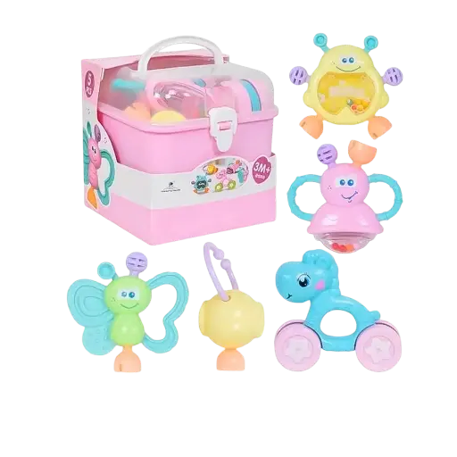 [2653] Baby Rattle Box - 5 Pcs
