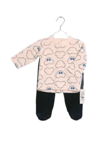 [11284] بيجامة مخملية مطرزة للمواليد 40978