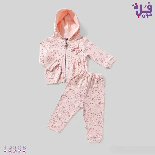 [2996] full moon Baby pajamas 2 pcs 17419